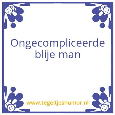 Tegeltje: Joost
