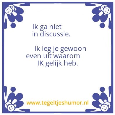 Tegeltje: Goedhart