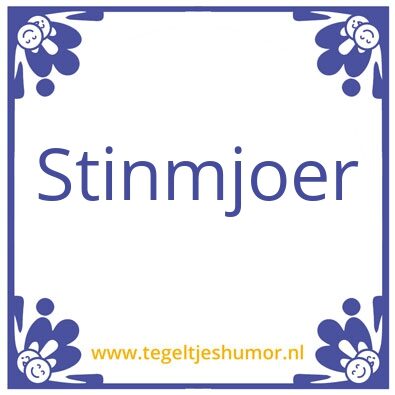 Tegeltje: je oma