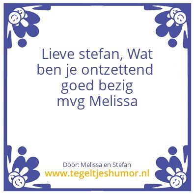 Tegeltje: Bah
