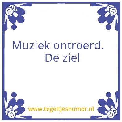 Tegeltje: Muziek