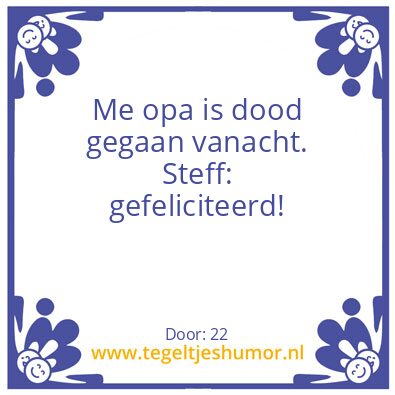 Tegeltje: 22