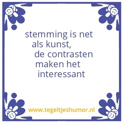 Tegeltje: kus de kunst