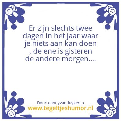 Tegeltje: Tegel