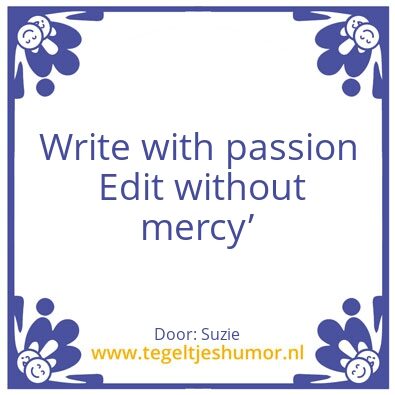 Tegeltje: Quality creation