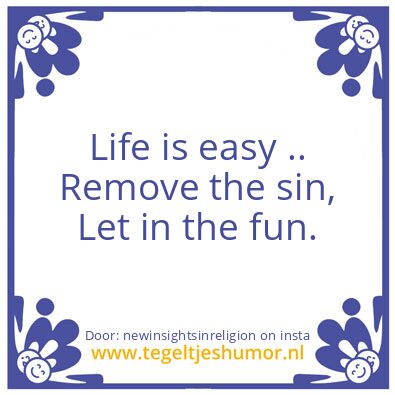 Tegeltje: we are having fun here