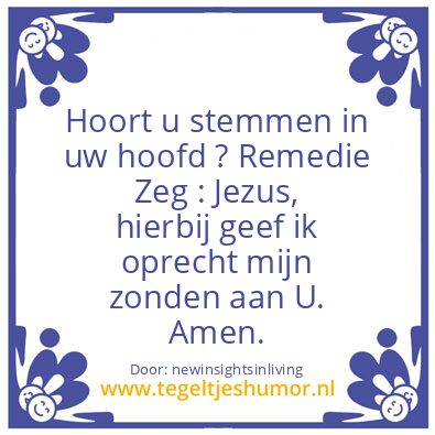 Tegeltje: in Jesus name