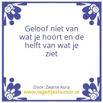 Tegeltje: Geloof