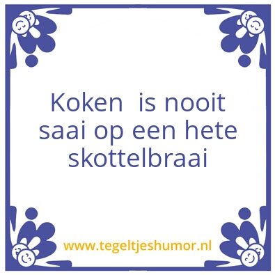 Tegeltje: Skottelbraai 2