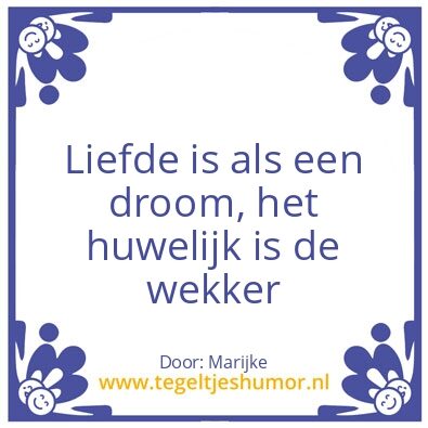 Tegeltje: spreuk