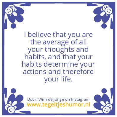 Tegeltje: the average of all