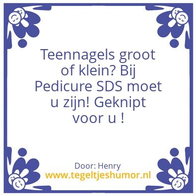 Tegeltje: Tiennoagel