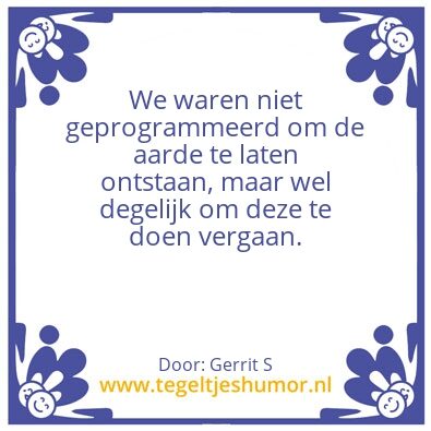 Tegeltje: Ik ben Gerrit
