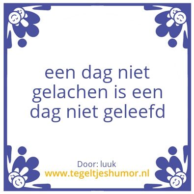 Tegeltje: luuk