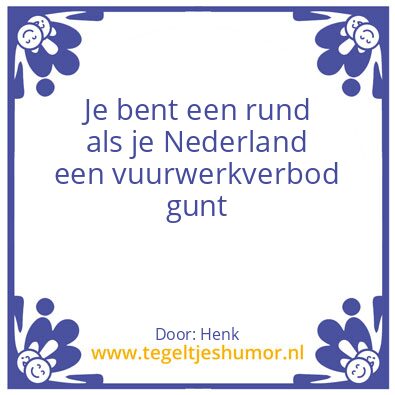 Tegeltje: “Rund”