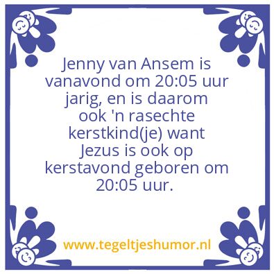 Tegeltje: ÉÉN RASECHTE KERSTKIND(JE)….