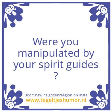 Tegeltje: Were you manipulated  ?