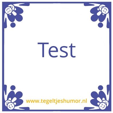 Tegeltje: Tegel
