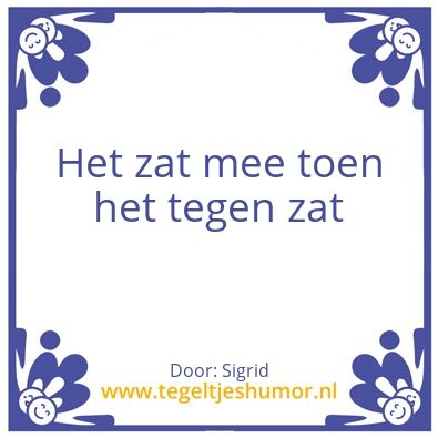 Tegeltje: Tegel van Thijs