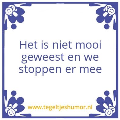Tegeltje: Nerts