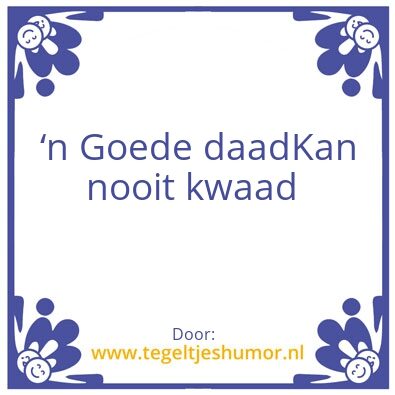 Tegeltje: Tegeltje