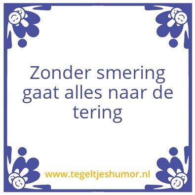 Tegeltje: Techniek
