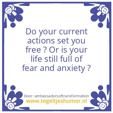 Tegeltje: IN YOUR LIFE