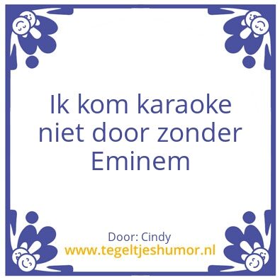 Tegeltje: Tegeltje