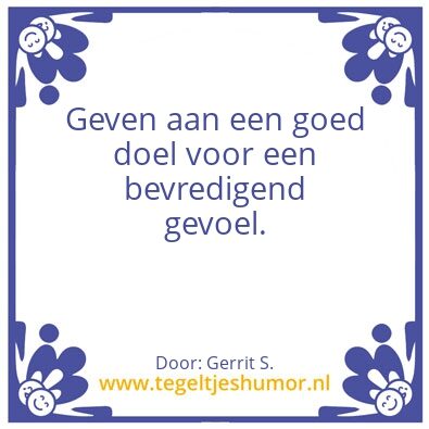 Tegeltje: Ik ben Gerrit.