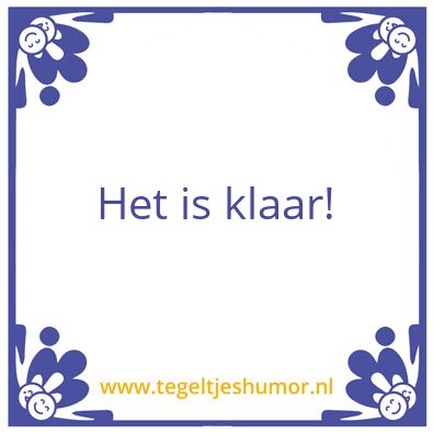 Tegeltje: Michel