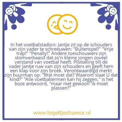 Tegeltje: voetbal