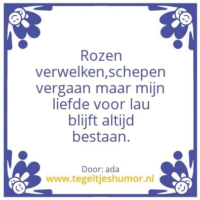 Tegeltje: liefde