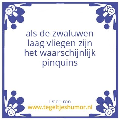 Tegeltje: kloteweer