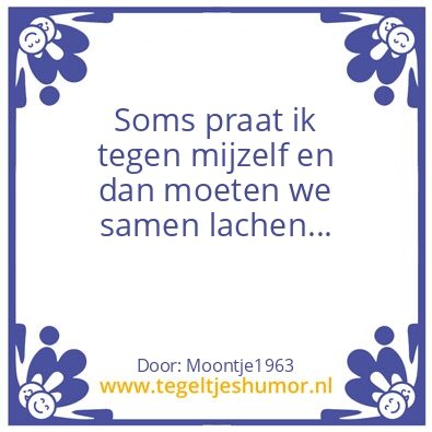Tegeltje: Humor…