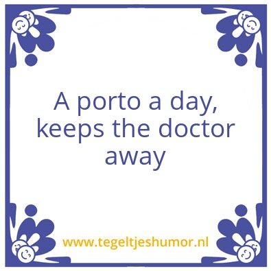 Tegeltje: Porto