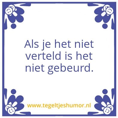 Tegeltje: Dekker