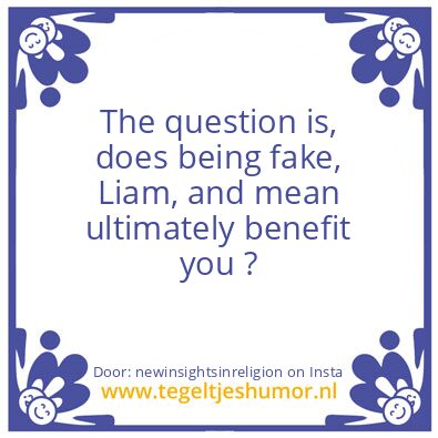 Tegeltje: Sometime i wonder ?