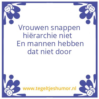 Tegeltje: Wijs