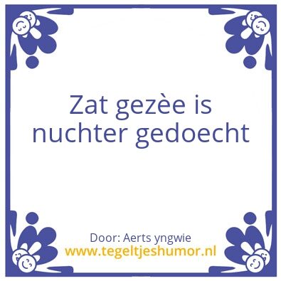 Tegeltje: Sant