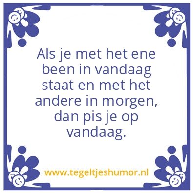 Tegeltje: Pissen