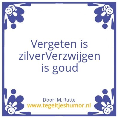 Tegeltje: Goud