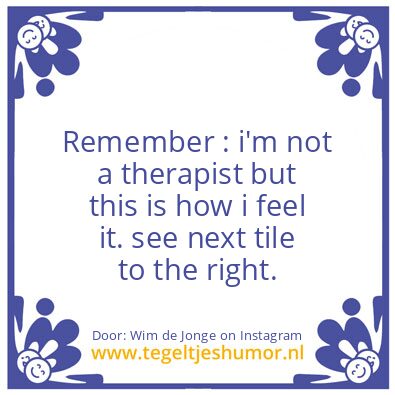 Tegeltje: Being in a relationship.