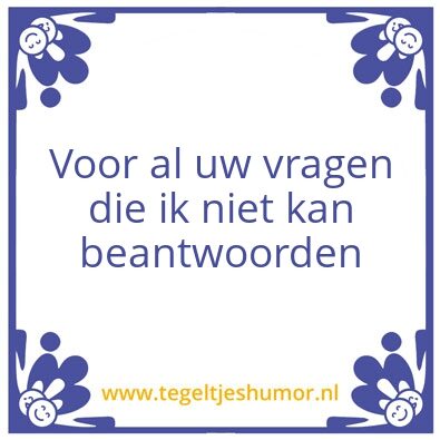 Tegeltje: Helpdesk