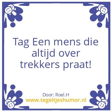 Tegeltje: Tag