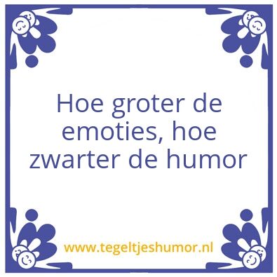 Tegeltje: humor