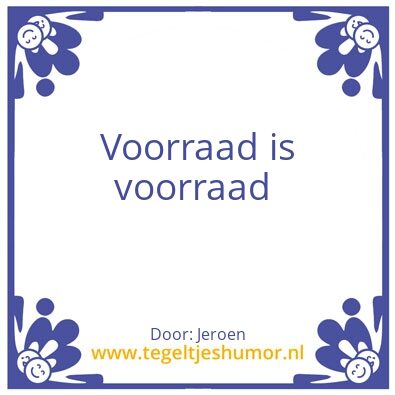 Tegeltje: Jeroen