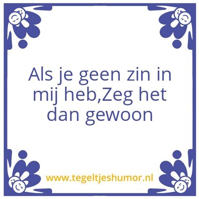 Tegeltje: Praten