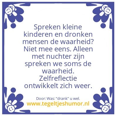 Tegeltje: Kleine kinderen en â€¦â€¦..