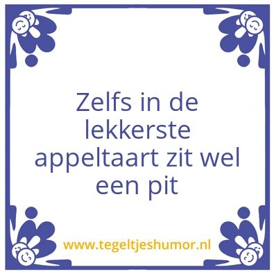 Tegeltje: Pit