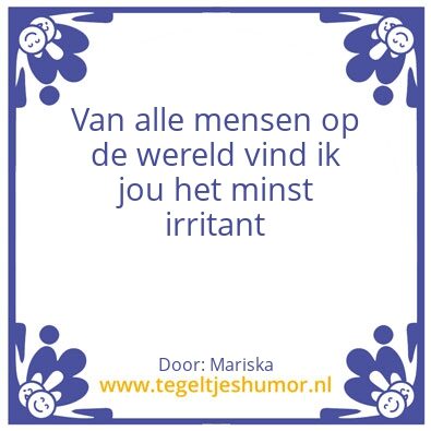 Tegeltje: Romantiek met mannen